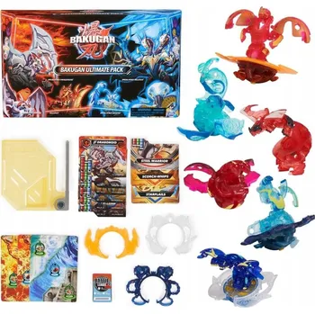 Figurka BAKUGAN SADA 6 figurek KARTY + PŘÍSLUŠENSTVÍ BAKUGANI DÁREK PRO DĚTI