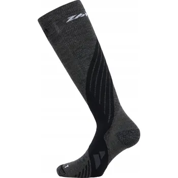 Pánské ponožky Lyžařské Ponožky Zanier Alpine Socks L Šedo-černé