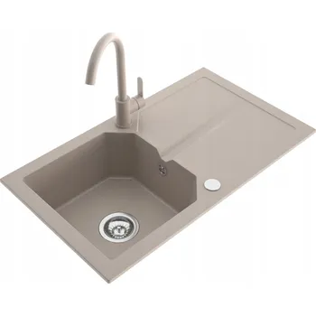 Granitový dřez Jednokomorový dřez Miló Kenzo granitový béžový