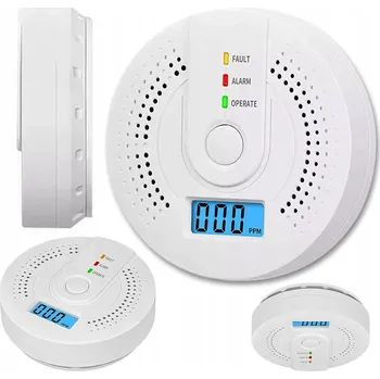 Zabezpečovací technika DETEKTOR OXIDU UHELNATÉHO S CERTIFIKÁTEM, LCD DISPLEJEM A BEZDRÁTOVÝ – CITLIVÝ DETEKTOR ČADU