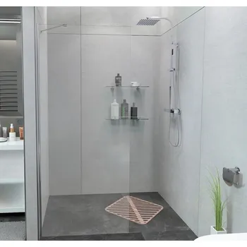 Well Pevná stěna ALFA 80 Chrom Clear, skladem