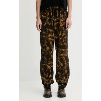 Dámské kalhoty Kalhoty Rains 18560 Pants Regular W3 dámské, hnědá barva, high waist, 18560 18560.152 89A, vel. XL