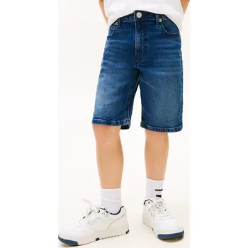 Chlapecké kraťasy Dětské riflové kraťasy Tommy Hilfiger KB0KB10022.116.122.PPY2 modrá 95X, vel. 122