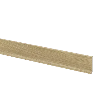 Obklad Lamele 3D VZOREK - Soklová lišta - EVROPSKÝ DUB, 13 x 1,5 x 100 mm, HLINÍK