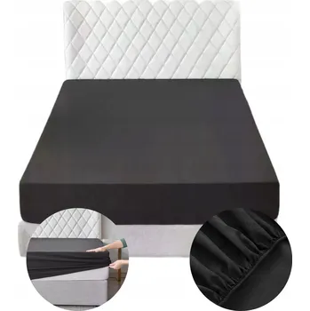 Prostěradlo Prostěradlo 160x200cm Cotton world žerzej Černé měkké GK08