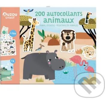 Doplněk ke knize AUZOU Znovupoužiteľné samolepky s predlohami ZVIERATKÁ200 ks - AUZOU AUZOU