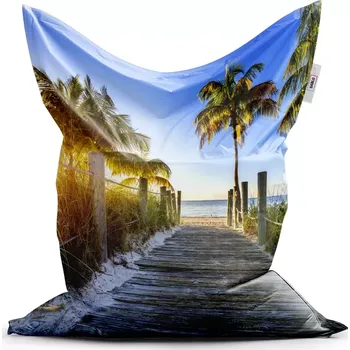 Sedací pytel Sablio Sedací vak Classic Cestička na pláž - 150x100 cm