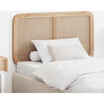 vidaXL Čelo postele s čelo Přírodní 100 x 55 x 3 cm Ratan