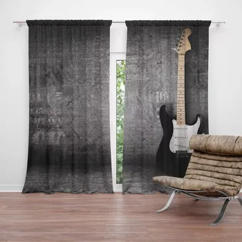 Závěs Sablio Závěs Kytara: 2ks 140x250cm