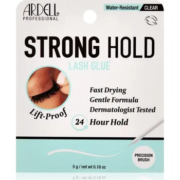 Umělé řasy Ardell Strong Hold Lash Glue Clear transparentní lepidlo na umělé řasy 5 g