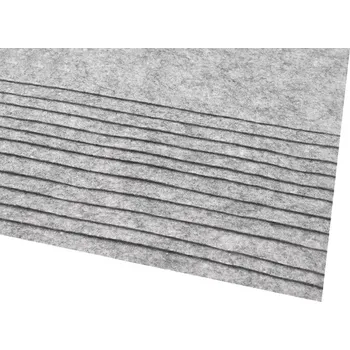 Nástroj na niť a příze Látková dekorativní plsť / filc 20x30 cm, malé, 9 (F92) šedá nejsvětlejší melír