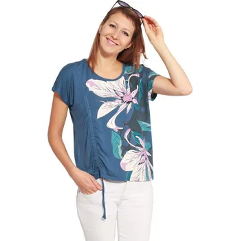 Pánské tričko Tričko krátký rukáv BESIDKA tm. petrol M