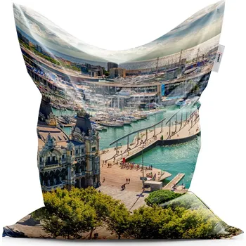 Sedací pytel Sablio Sedací vak Classic Barcelona Přístav - 150x100 cm