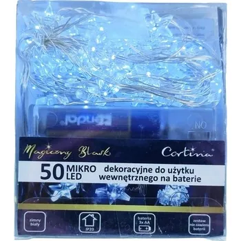 Vánoční dekorace Vánoční osvětlení na stromeček Cortina do interiéru 4,9 m, 21-50 žárovek