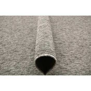 Koberec KOBEREC SMYČKOVÝ TMAVĚ ŠEDÝ SUPERSTAR MELÍROVANÝ VLÁKNO GRAFITOVÝ 200x200 cm