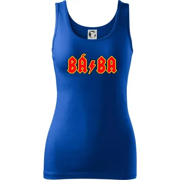 Dámské tričko Rocková rodina - babička - Dámské tílko - M ( Královská modrá )