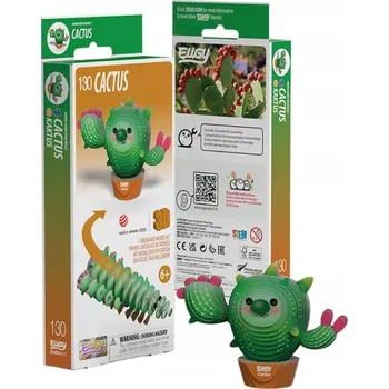 Puzzle Kvetoucí Kaktus Eugy. Eko 3D Puzzle