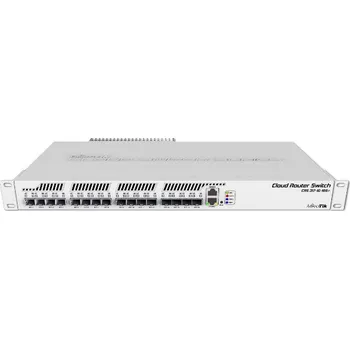 Switch MikroTik Cloud Router Switch CRS317, 16x SFP+, 1x LAN, SwOS, ROS, CRS317-1G-16S+RM