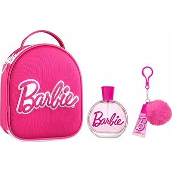 Kosmetická sada EP Line Barbie - EDT 100 ml + lesk na rty s přívěškem + batoh