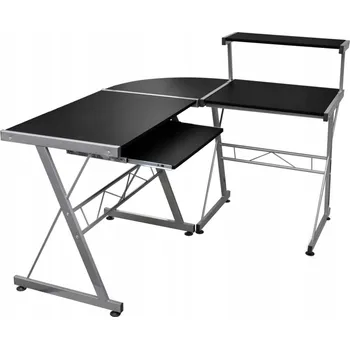 Obdélníkový psací stůl G01V 11 x 11 x 11 cm černý