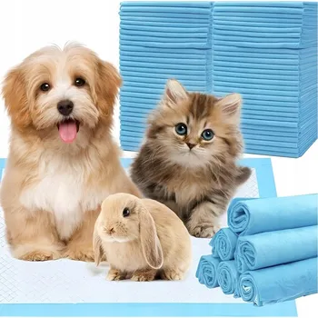 toaleta pro psa HYGIENICKÉ PODLOŽKY PRO PSY, PODLOŽKY 60x90 50 KS PRO ŠTĚŇATA A ZVÍŘATA K ČURÁNÍ
