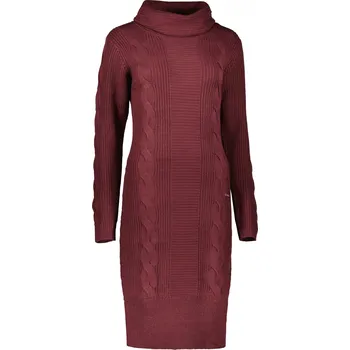 Dámský svetr Dámský prodloužený svetr ALTISPORT BELLA VÍNOVÁ M