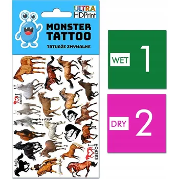 Tetování DOČASNÉ OMYVATELNÉ TETOVÁNÍ PRO DĚTI - KONĚ