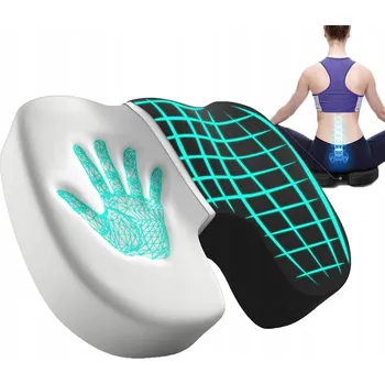 Polštář Ortopedický Polštář Profilovaný Paměťový na Sezení do Křesla Židle Velký