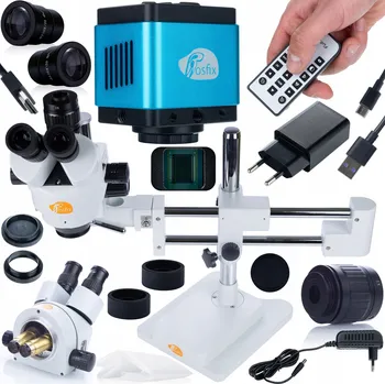 Mikroskop Optický mikroskop Rosfix ZESTAW-4YJC-740M 270 x