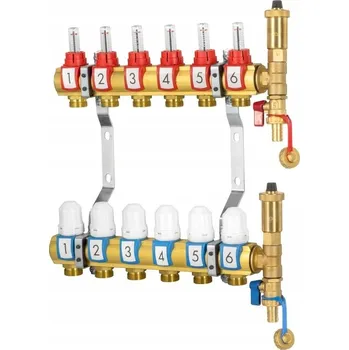 rozdělovač topení Rozdělovač DIAMOND pro 10 okruhů