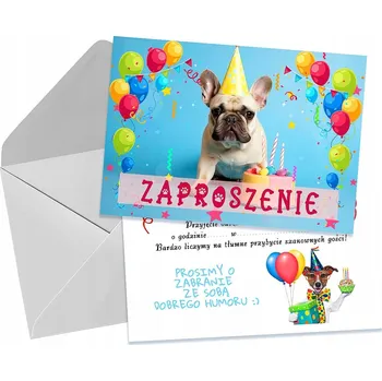 Pozvánka POZVÁNKY PRO DĚTI DĚTSKÉ NAROZENINOVÉ PSI PEJSCI + OBÁLKA