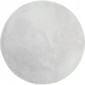 Koberec Koberec HUARTE protiskluzový, 100% Polyester, šedý, Ø80 cm, výška 18 mm