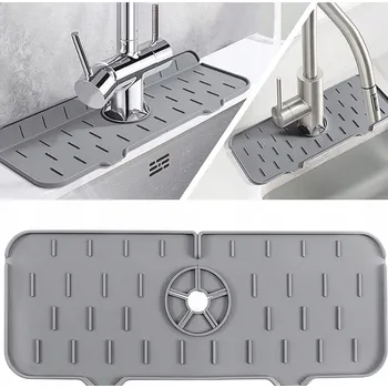 Organizace kuchyně SILIKONOVÁ PODLOŽKA POD DŘEZ ODKAPÁVAČ ŠEDÁ