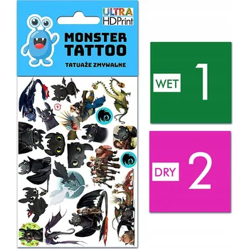 Tetování DOČASNÉ OMYVATELNÉ TETOVÁNÍ PRO DĚTI JAK VYCVIČIT DRAKA