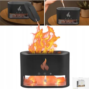 Aroma difuzér ZVHLČOVAČ VZDUCHU AROMATERAPIE DIFUZÉR LED LAMPIČKA 250ML