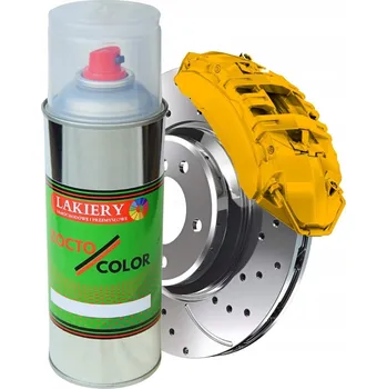 Barva ve spreji BARVA VE SPREJI NA BRZDOVÉ TŘMENY RAL 1028 POLOMATNÁ