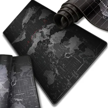 Podložka pod myš Velká Podložka pod myš na stůl XXL podložka herní mapa ochranná 90x40