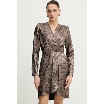 Dámské šaty Šaty Morgan RIBIL.F hnědá 88X, vel. 40