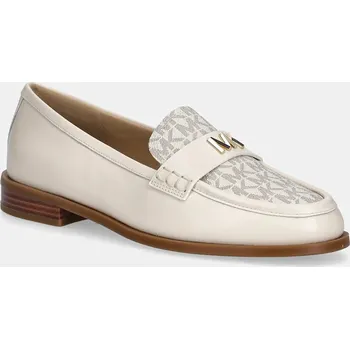 Dámské mokasíny Mokasíny MICHAEL Michael Kors Lex Loafer dámské, béžová barva, na plochém podpatku, 40F5LXFP1B.150 01X, EUR 37