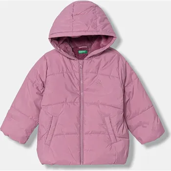 Dětská bunda United Colors of Benetton 2SJ1GN03I.P.Season.9BYA růžová 30X, vel. 98