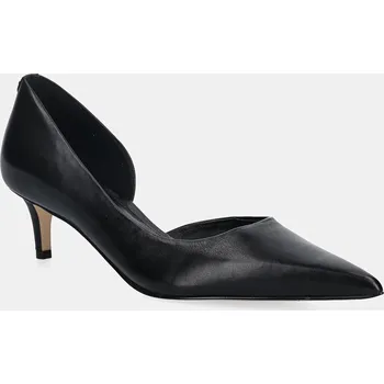 Dámské lodičky Kožené lodičky MICHAEL Michael Kors Elyse Kitten Pump 40F5EYMP1L.001 černá 99X, EUR 37