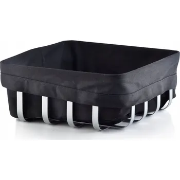 Obraz Košík na pečivo, textilní, černý