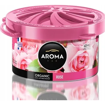 Vůně do auta VŮNĚ DO AUTA PLECHOVKA AROMA ORGANIC ROSE (RŮŽE)