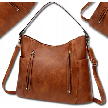 Kabelka EdiBazzar kabelka eko kůže hnědá