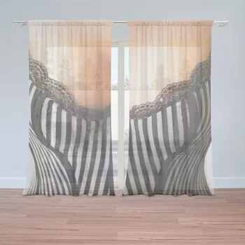 Záclona Sablio Záclony Korzet: 2ks 150x250cm