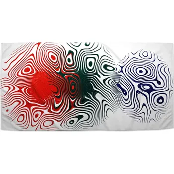 Osuška Sablio Ručník Dvoubarevná abstrakce - 30x50 cm