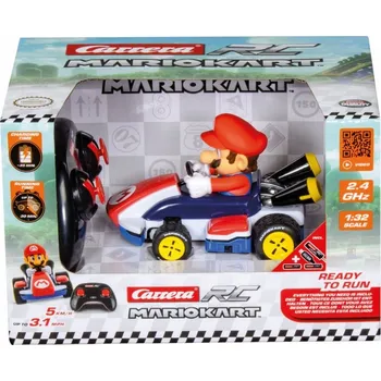 auto na autodráhu CARRERA RC MarioKart Závodní motokára Mario 2.4GHz 1:32 320001