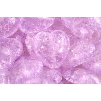 Dětské navlékací korálky Korálky Srdíčka č.5940 (15x16mm)