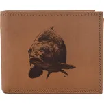 MERCUCIO Pánská peněženka natural vzor 47 kapr hlava
