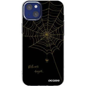 Pouzdro na mobilní telefon Picasee silikonový průhledný obal pro Apple iPhone 14 Plus - Delicate danger